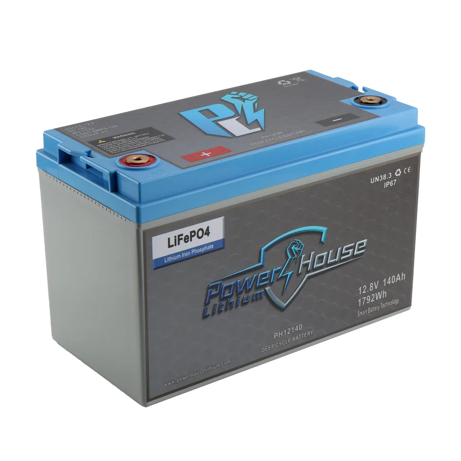 PowerHouse Lithium 12V 140Ah Deep Cycle Battery – K & K Kustomz