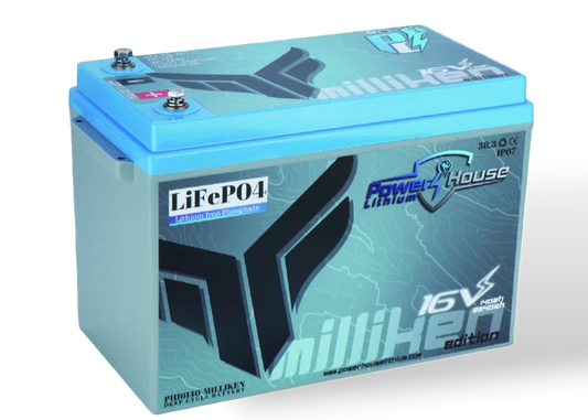 PHL Milliken Edition 16V 140Ah Deep Cycle Battery (5 to 8 devices) - - LIMITED EDITION