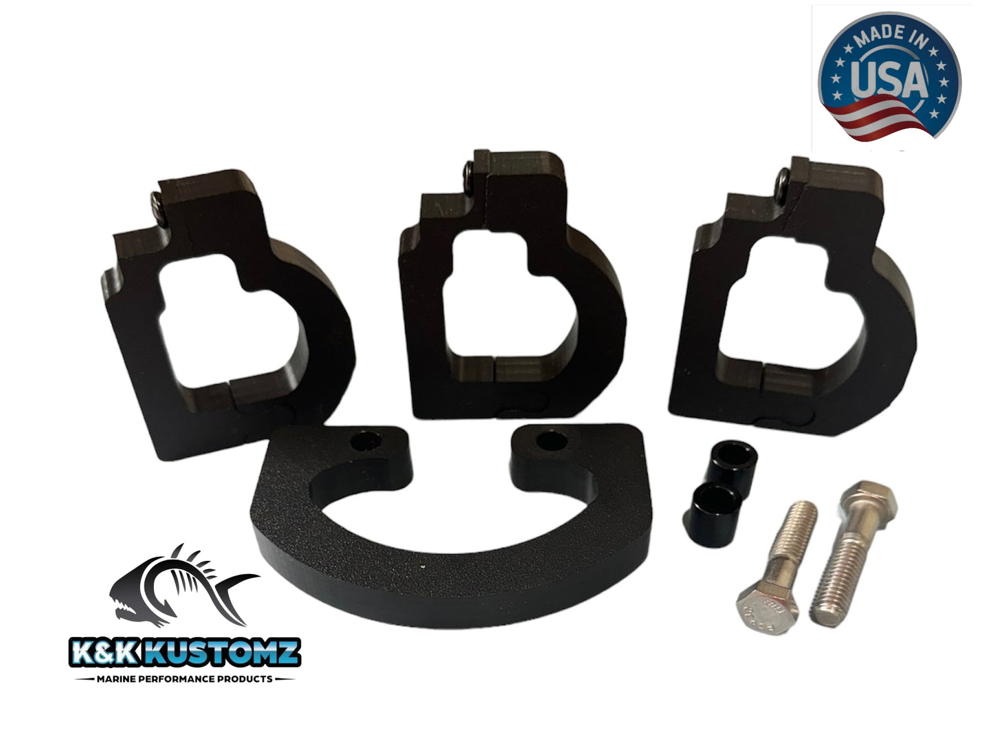 ULTREX QUEST TRANSDUCER CABLE CLIP AND KEEPER SET FROM K AND K KUSTOMZ