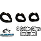 Lowrance Ghost Cable Management 3 clip only set