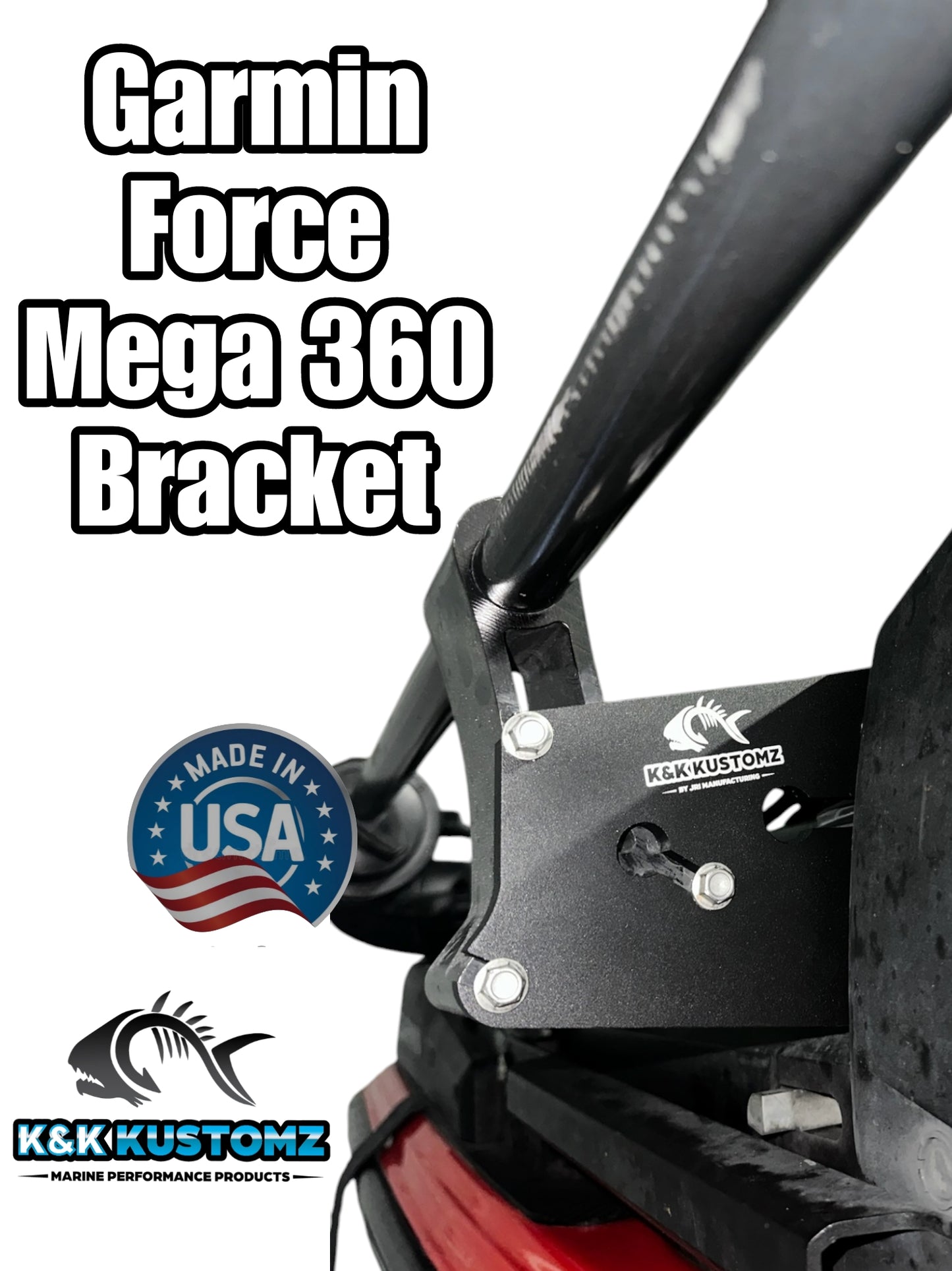 K and K Kustomz Mega 360 Bracket for Garmin Force