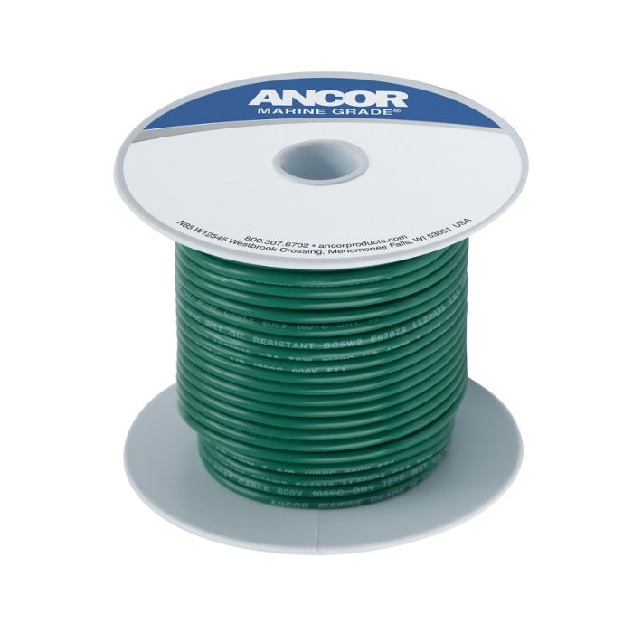 Ancor #8 Green 50' Spool Tinned Copper