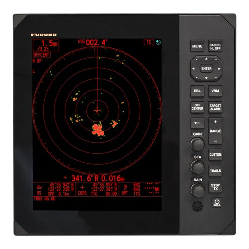 Furuno Fr12 12.1"" Portrait Style Radar Display Works With Drs Antennas