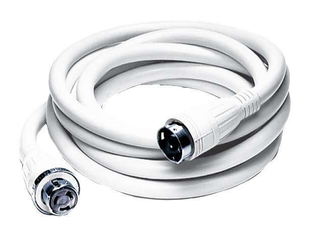 Hubbell Hbl61cm52w 50a 250v 50 Foot White Shore Cord